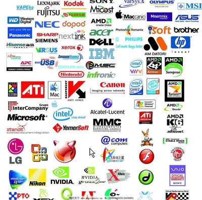 科技之光 電子與IT行業(yè)標(biāo)志性LOGO設(shè)計(jì)大全及設(shè)計(jì)趨勢解析